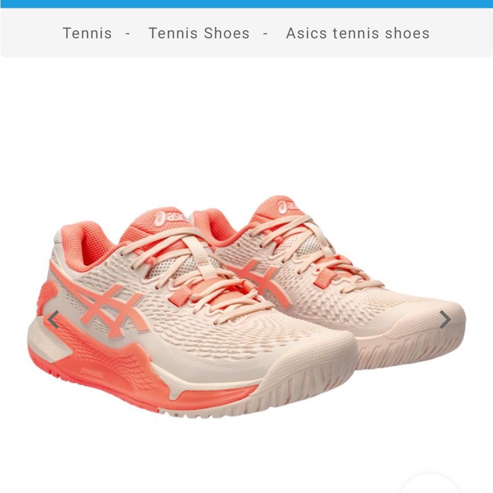 ASICS(WMNS) ASICS Gel-Resolution 9 Pearl Pink Sun Coral size 8
